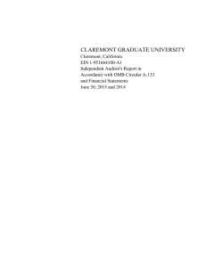 CLAREMONT GRADUATE UNIVERSITY