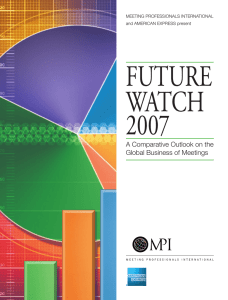 FUTURE WATCH 2007 A Comparative Outlook on the