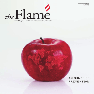 Flame the AN OUNCE OF PREVENTION