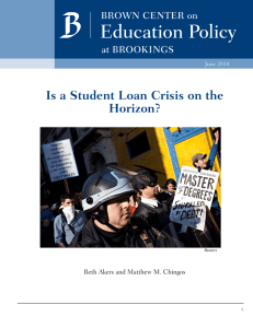 Is a Student Loan Crisis on the Horizon? June 2014