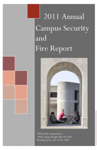 2011 Annual Campus Security and Fire Report