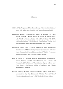 Penggunaan Teknik Remote Sensing Dalam Perolehan Maklumat References