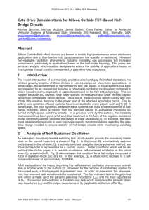 Gate-Drive Considerations for Silicon Carbide FET-Based Half- Bridge Circuits