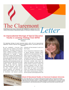 Letter The Claremont