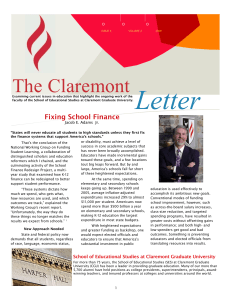 Letter The Claremont