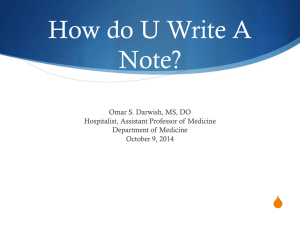 How do U Write A Note?