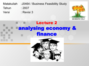 analysing economy &amp; finance Lecture 2 Matakuliah