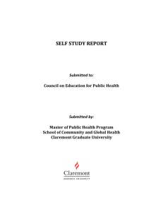 SELF STUDY REPORT 