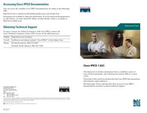 Accessing Cisco IPICS Documentation