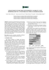 ENHANCEMENT OF THE FORCE MEASUREMENT CAPABILITY AT IPT -