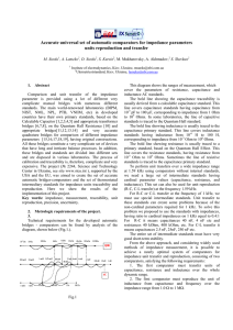 Accurate universal set of automatic comparators for impedance parameters