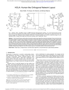 HOLA: Human-like Orthogonal Network Layout