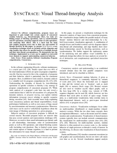 S T : Visual Thread-Interplay Analysis YNC