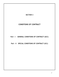 CONDITIONS OF CONTRACT