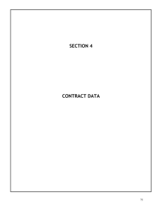 SECTION 4  CONTRACT DATA 75