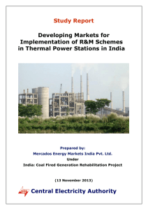 Study Report Developing Markets for Implementation of R&amp;M Schemes