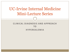 UC-Irvine Internal Medicine Mini-Lecture Series TO