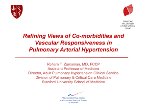 Refining Views of Co-morbidities and Vascular Responsiveness in Pulmonary Arterial Hypertension