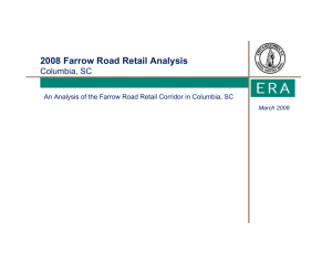 2008 Farrow Road Retail Analysis Columbia, SC March 2008