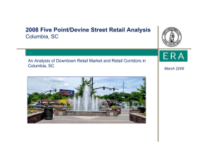 2008 Five Point/Devine Street Retail Analysis Columbia, SC March 2008
