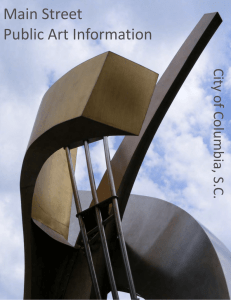 Main Street   Public Art Information  City  of