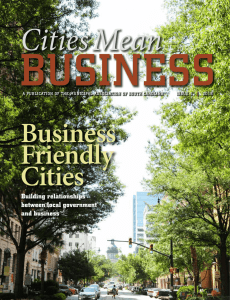 BUSINESS Cities Mean Business Friendly