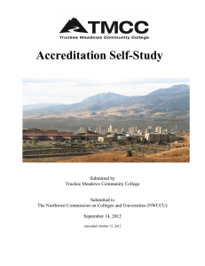 Accreditation Self-Study