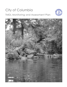 City of Columbia TMDL Monitoring and Assessment Plan