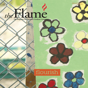 Flame the The Magazine of Claremont Graduate University Volume 11 Number 3