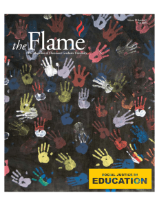 Flame the The Magazine of Claremont Graduate University Volume 10 Number 2