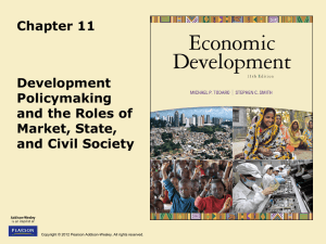 Chapter 11 Development Policymaking and the Roles of