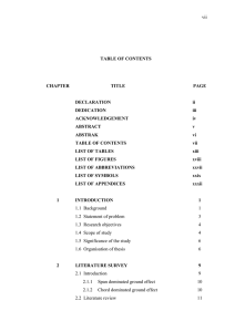 vii TABLE OF CONTENTS CHAPTER