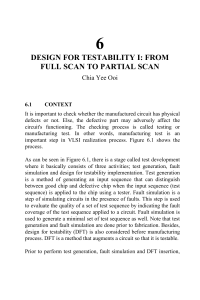 6 DESIGN FOR TESTABILITY I: FROM FULL SCAN TO PARTIAL SCAN