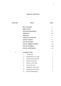 x  TABLE OF CONTENTS CHAPTER