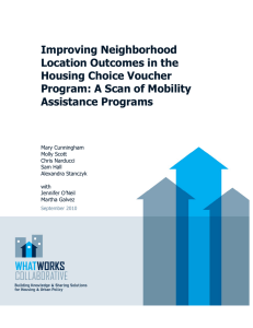 Improving Neighborhood Location Outcomes in the Housing Choice Voucher