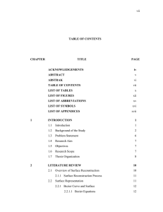 vii  TABLE OF CONTENTS CHAPTER