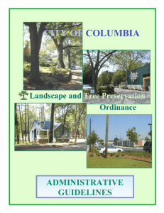 CITY OF  COLUMBIA ADMINISTRATIVE