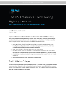 The US Treasury’s Credit Rating Agency Exercise Laurie Goodman and Jim Parrott