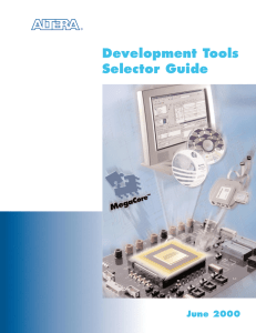 Development Tools Selector Guide June 2000 ®