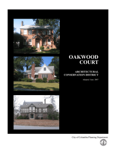 OAKWOOD COURT  ARCHITECTURAL