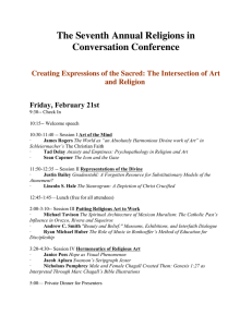 The Seventh Annual Religions in Conversation Conference and Religion
