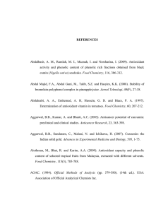 REFERENCES Abdalbasit,  A.  M.,  Ramlah,  M. ... activity  and  phenolic  content  of ...
