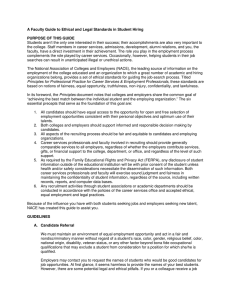 A Faculty Guide to Ethical and Legal Standards in Student...  PURPOSE OF THIS GUIDE