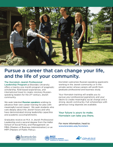 Pursue a career that can change your life, Leadership Program