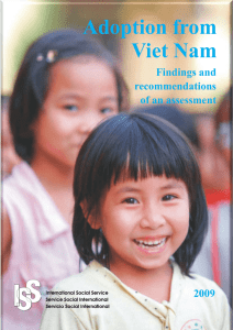 Adoption from Viet Nam Findings and recommendations