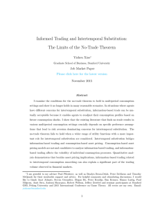 Informed Trading and Intertemporal Substitution: The Limits of the No-Trade Theorem