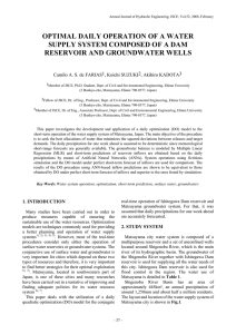 OPTIMAL DAILY OPERATION OF A WATER RESERVOIR AND GROUNDWATER WELLS