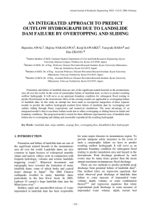 AN INTEGRATED APPROACH TO PREDICT OUTFLOW HYDROGRAPH DUE TO LANDSLIDE