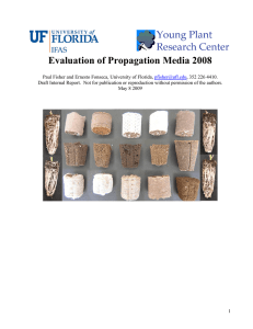 Evaluation of Propagation Media 2008