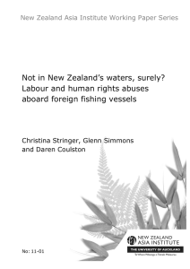 Not in New Zealand’s waters, surely? Labour and human rights abuses
